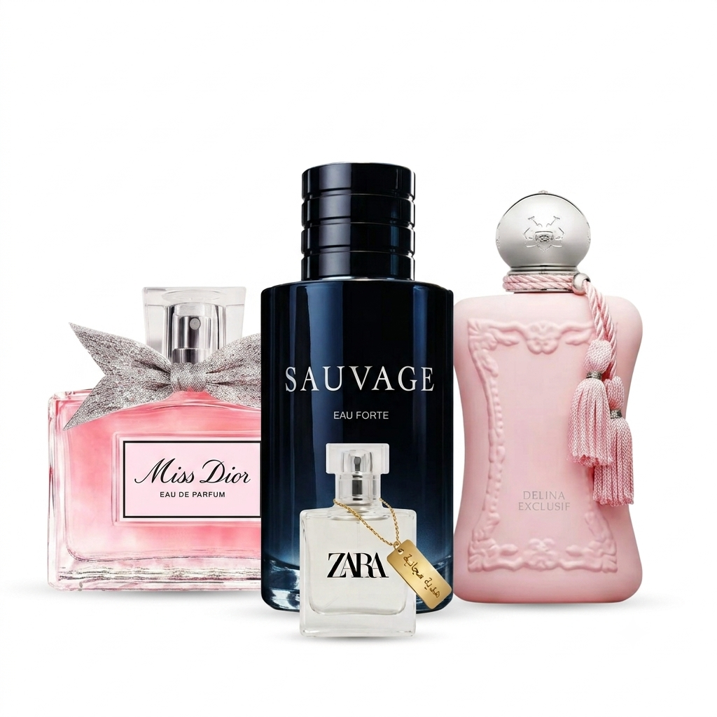 Sauvage + Miss Dior + Delina