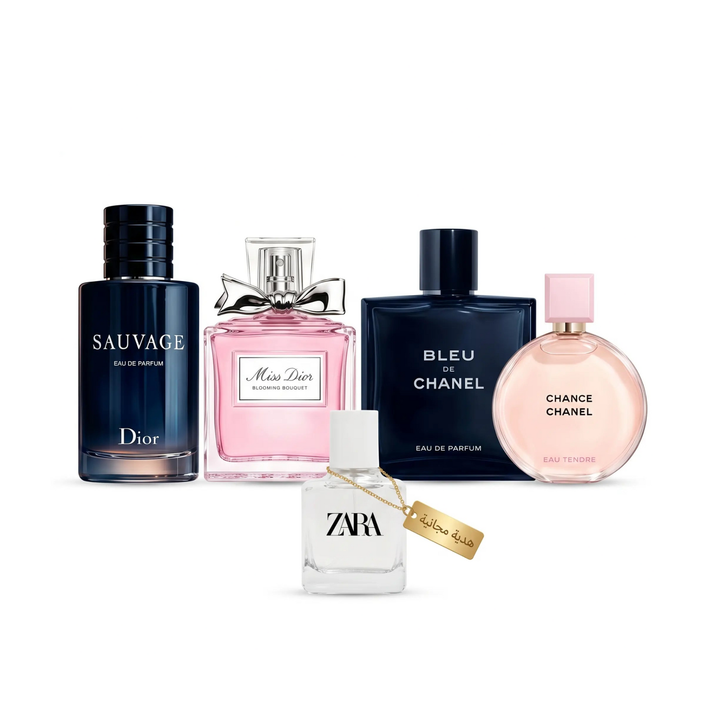 Sauvage + Miss Dior + Bleu de Chanel + Chance